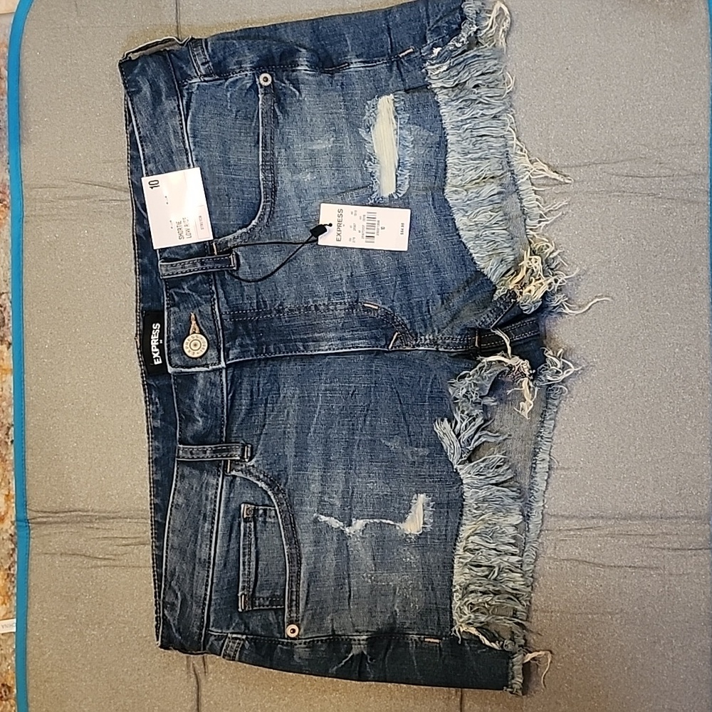 Express jean shorts
